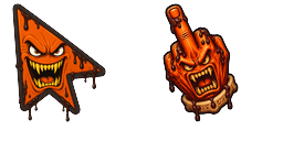 Cursor preview: Custom Cursor Savage - 61 - cute-cursor.com