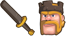 Cursor preview: King Barbarian - 1 - cute-cursor.com
