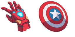 Cursor preview: Bright Repulsor Shield Cursor - 57 - cute-cursor.com