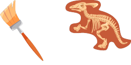Cursor preview: Archaeologist Brush - 39 - cute-cursor.com