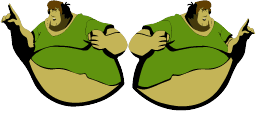Cursor preview: Ultimate Meme Duo - 56 - cute-cursor.com