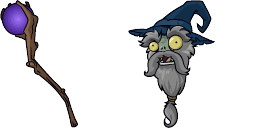 Cursor preview: Zombie Wizard Magic - 57 - cute-cursor.com
