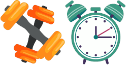 Cursor preview: Gym Alarm - 55 - cute-cursor.com