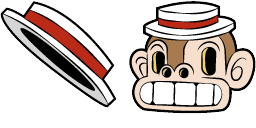 Cursor preview: Cuphead Cute Cursor Pack - 41 - cute-cursor.com