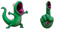 Cursor preview: Big Walk Yell - 59 - cute-cursor.com