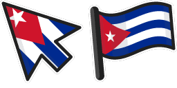 Cursor preview: Cuba Flag - 1 - cute-cursor.com