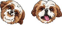 Cursor preview: Shih Tzu - 60 - cute-cursor.com