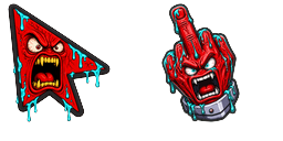 Cursor preview: Custom Cursor Triggered - 64 - cute-cursor.com