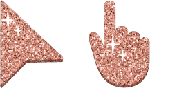 Cursor preview: Chic Copper Glitter - 57 - cute-cursor.com
