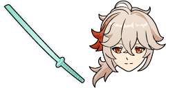 Cursor preview: Kaedehara Kazuha - 57 - cute-cursor.com