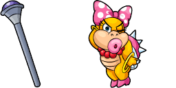 Cursor preview: Wendy Koopa - 62 - cute-cursor.com