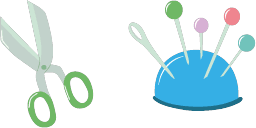 Cursor preview: Tailor Clothes - 42 - cute-cursor.com