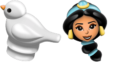 Cursor preview: Princess Jasmine - 59 - cute-cursor.com