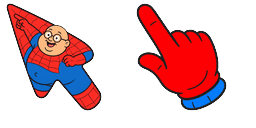 Cursor preview: Janet Jackson Spiderman Pointing Meme - 54 - cute-cursor.com
