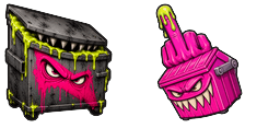 Cursor preview: Custom Cursor Dumpster - 62 - cute-cursor.com