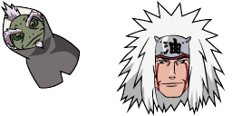 Cursor preview: Jiraiya and Fukasaku - 61 - cute-cursor.com