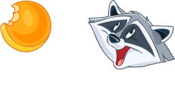 Cursor preview: Meeko & Cookie - 60 - cute-cursor.com