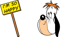 Cursor preview: Droopy Dog - 62 - cute-cursor.com