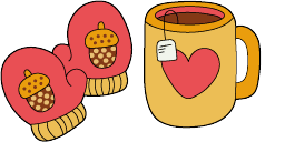 Cursor preview: Mittens Tea - 31 - cute-cursor.com