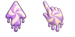 Cursor preview: Lavender Melt - 64 - cute-cursor.com