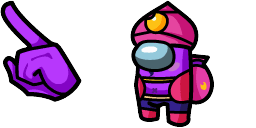 Cursor preview: Gene Brawl Stars Crewmate - 61 - cute-cursor.com