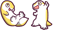 Cursor preview: Cute Gecko - 63 - cute-cursor.com