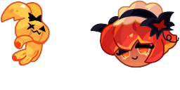 Cursor preview: Cute Cursor Pumpkin Pie - 64 - cute-cursor.com