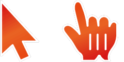 Cursor preview: Ripe Mango - 66 - cute-cursor.com