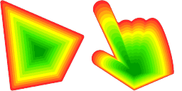 Cursor preview: Bright Glow - 57 - cute-cursor.com