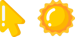 Cursor preview: Sunset Minimal - 65 - cute-cursor.com