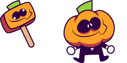 Cursor preview: Spooky Skid Pump - 66 - cute-cursor.com