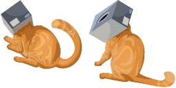 Cursor preview: Curious Cat Crew - 62 - cute-cursor.com
