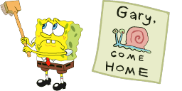 Cursor preview: Spongebob's - 64 - cute-cursor.com