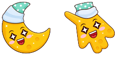 Cursor preview: Cursodji Starry - 64 - cute-cursor.com