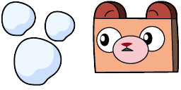 Cursor preview: Theodore Bear Mix - 65 - cute-cursor.com