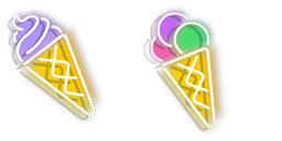 Cursor preview: ICE Cream - 18 - cute-cursor.com