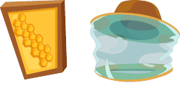 Cursor preview: Beekeeper Hive - 11 - cute-cursor.com