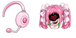 Cursor preview: Heart Void - 8 - cute-cursor.com