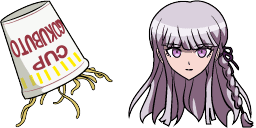 Cursor preview: Danganronpa Kyoko Kirigiri - 4 - cute-cursor.com