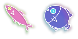 Cursor preview: Spectacular Fish - 66 - cute-cursor.com