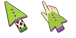 Cursor preview: Alien - 66 - cute-cursor.com