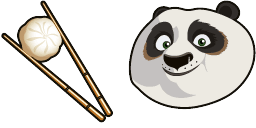 Cursor preview: Po Kung Fu Panda - 66 - cute-cursor.com