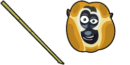 Cursor preview: Master Monkey - 66 - cute-cursor.com