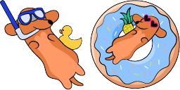 Cursor preview: Dachshund Dog - 66 - cute-cursor.com