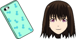 Cursor preview: Custom Cute Hiyori Mouse Cursor - 67 - cute-cursor.com