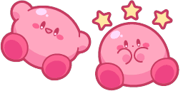 Cursor preview: Cute Cursor Pack - Kawaii Kirby - 66 - cute-cursor.com