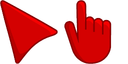 Cursor preview: Chilli Pepper - 1 - cute-cursor.com