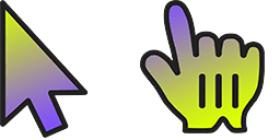 Cursor preview: Garden Gradient - 65 - cute-cursor.com