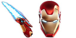 Cursor preview: Iron Man Energy Blade - 1 - cute-cursor.com
