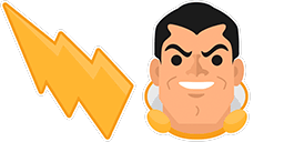 Cursor preview: Shazam - 1 - cute-cursor.com